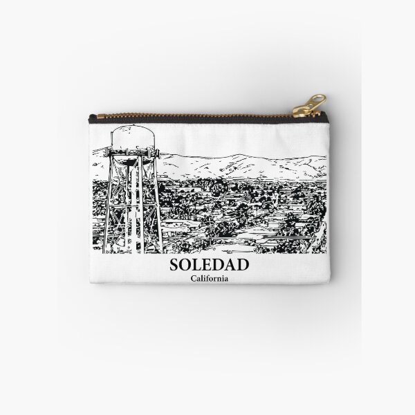 Item preview, Soledad CA - Ilustración de paisaje urbano en tinta designed and sold by Lakeric.