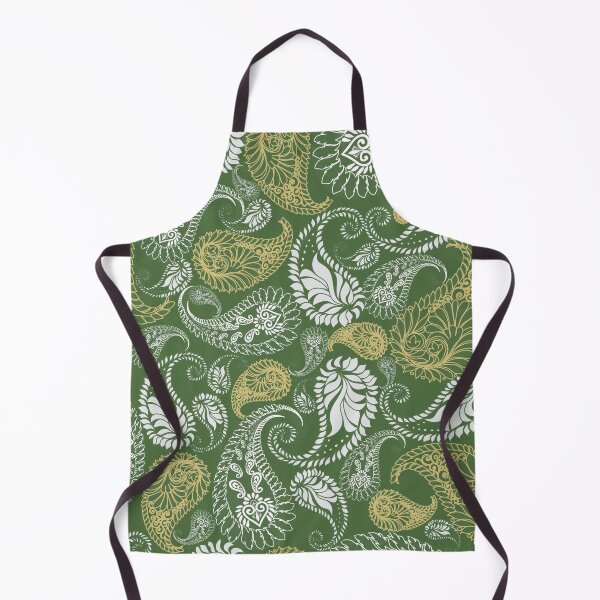Item preview, Seamless paisley pattern featuring elegant and flowing ornamental shapes with a timeless aesthetic designed and sold by Line-Aura.