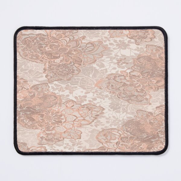 Item preview, Gothic Lace Abstraction Pattern in Blush and Taupe designed and sold by mari0n980.