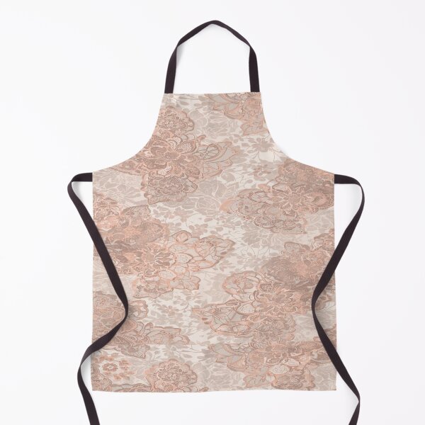 Item preview, Gothic Lace Abstraction Pattern in Blush and Taupe designed and sold by mari0n980.