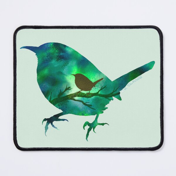 Item preview, Chrysocolla Wren designed and sold by metasilk.