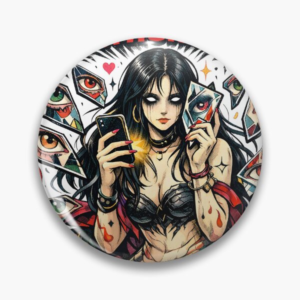 Item preview, The Silent Lamia Modern Mythology Graphic Art - Attention is a Hunger Dark Aesthetic Emotional Void Social Media Satire by Vivaan Studio designed and sold by Vivaan Studio.