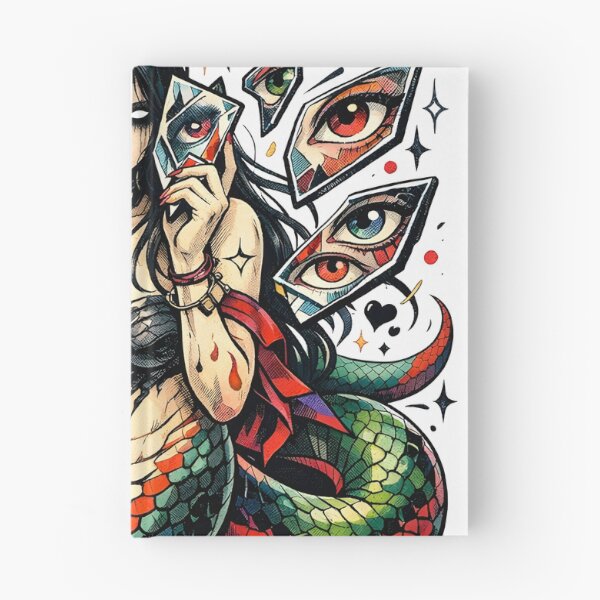 Item preview, The Silent Lamia Modern Mythology Graphic Art - Attention is a Hunger Dark Aesthetic Emotional Void Social Media Satire by Vivaan Studio designed and sold by Vivaan Studio.