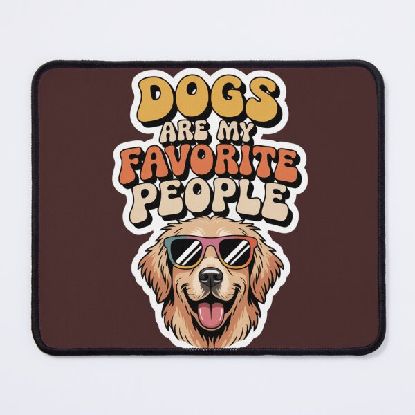 Item preview, Retro Groovy Dog - Dogs Are My Favorite People Vintage designed and sold by ahabboud.