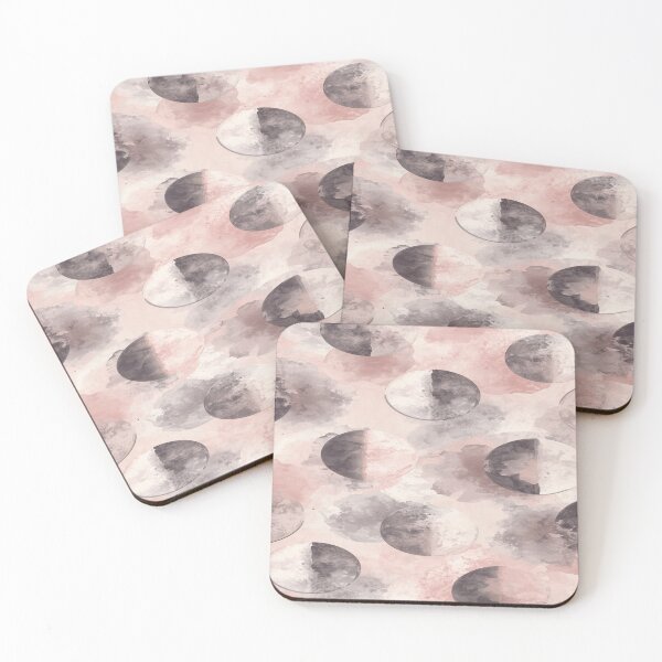 Item preview, Abstract Moon Phase Pattern in Soft Gothic Pastels designed and sold by mari0n980.