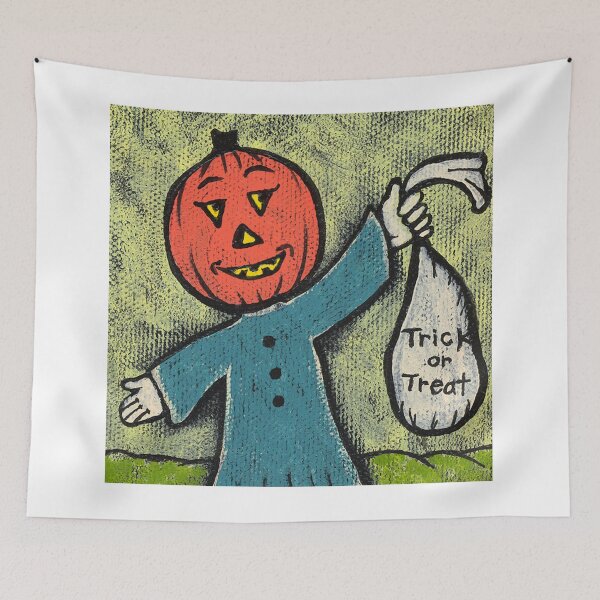Item preview, Trick or Treat Pumpkin Head designed and sold by SillaHoekstra.