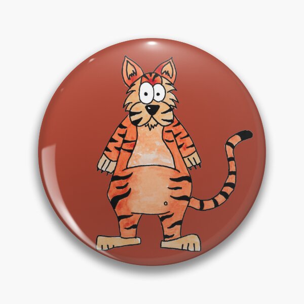 Item preview, The Scriptorium Tiger: Hand-Drawn Watercolour Tiger Cub Illustration designed and sold by Englandbear.