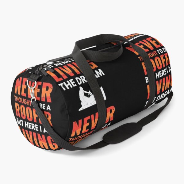 Item preview, Never thought I'd be a roofer, but here I am living the dream, roofing gift, love roofing, handyman present designed and sold by anodyle.