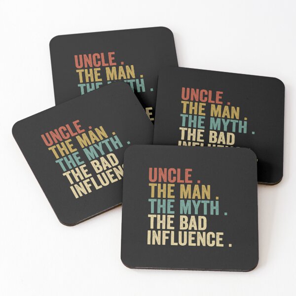 Item preview, Uncle The Man The Myth The Bad Influence Personalized Gift designed and sold by CUTEBLENDS.