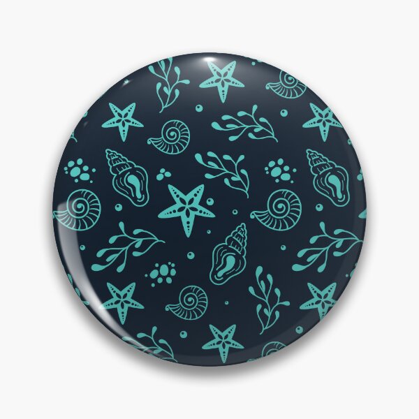 Item preview, Dark Ocean Seamless Sea Pattern designed and sold by CosmoMagiclk.