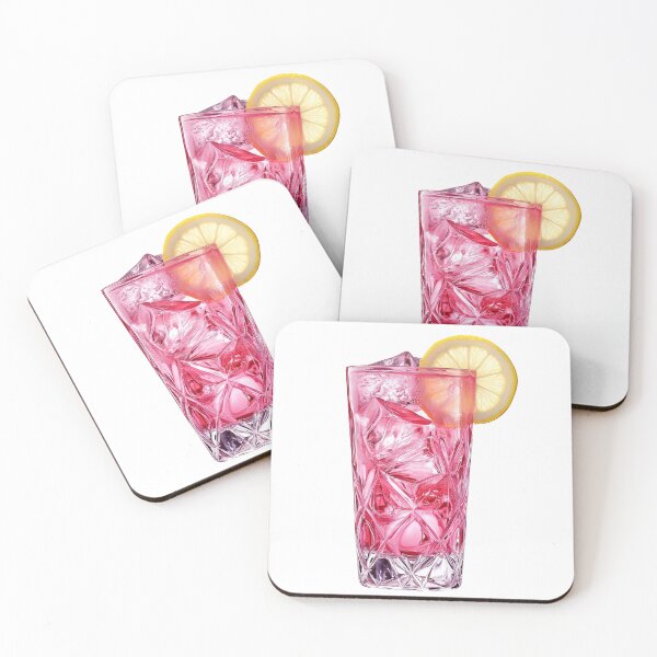 Item preview, pink cocktail drink designed and sold by inainart.
