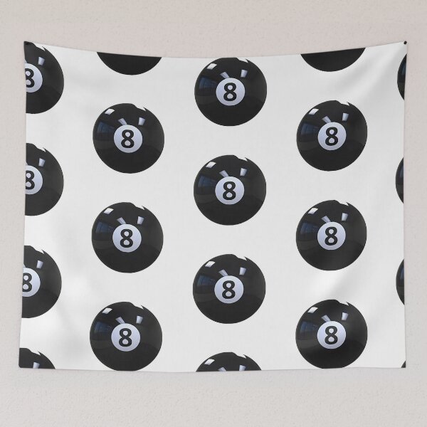 Item preview, 8 ball designed and sold by hellbillyhorror.