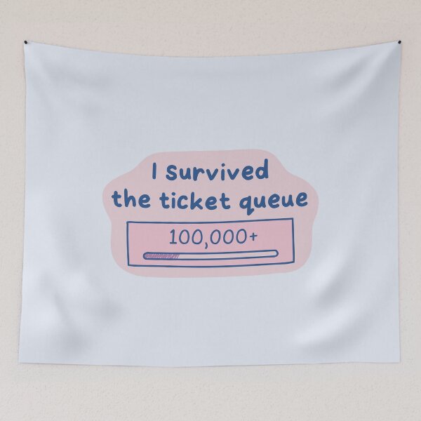 Item preview, I Survived The Ticket Queue Funny Music Quotes designed and sold by winterpumpkin.