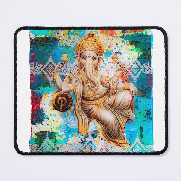 Artikelvorschau, Ganesha chillin Acryl Collage bunt entworfen und verkauft von Desolat23.