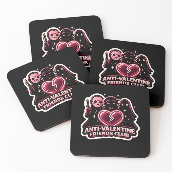 Item preview, Anti-Valentine Friends Club - Spooky Horror Monsters Broken Heart designed and sold by MukuMint.