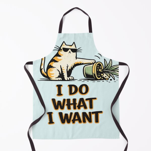 Item preview, Retro Cool Cat AI Illustration with Vintage Attitude Quote designed and sold by Cleora Art .