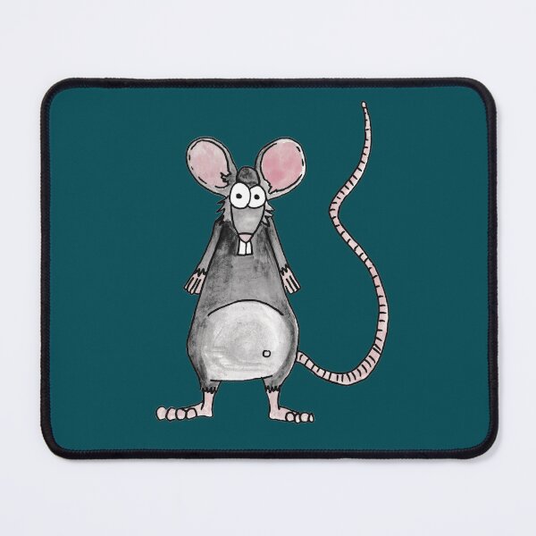 Item preview, The Scriptorium Rat: Hand-Drawn Quirky Watercolour Illustration designed and sold by Englandbear.