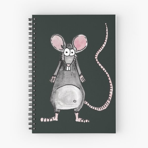 Item preview, The Scriptorium Rat: Hand-Drawn Quirky Watercolour Illustration designed and sold by Englandbear.