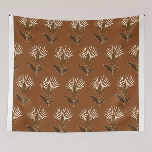 Item preview, Seamless vibrant dark floral pattern featuring richly colored flowers contrasted against a deep, designed and sold by Line-Aura.