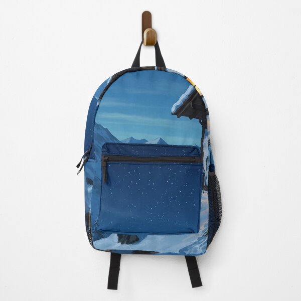 Item preview, Cozy Mountain Cabin Under a Starry Winter Sky designed and sold by Articooler.