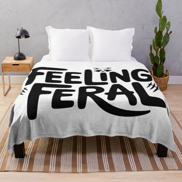 Item preview, Feeling Feral – Minimal Meme designed and sold by VividTrails.
