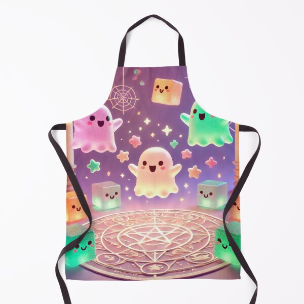 Item preview, Kawaii Ghost Summoning Cute Halloween Pastel 3D designed and sold by ComedyInkFactor.