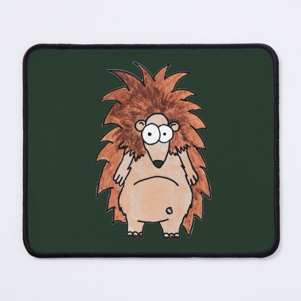 Item preview, The Scruffy Forager: Hand-Drawn Whimsical Hedgehog Watercolour designed and sold by Englandbear.