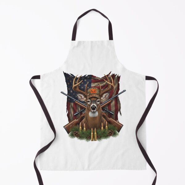 Item preview, American Hunter Whitetail Buck - 3D Velvet Embroidery Style designed and sold by SHK-Designs.