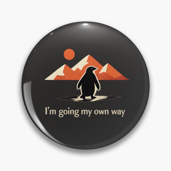 Item preview, I’m Going My Own Way Penguin Minimalist Independence designed and sold by Michasstuckey.