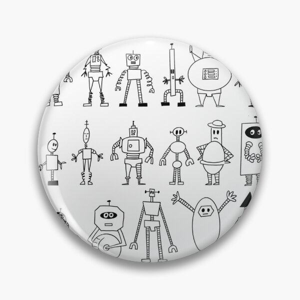 Item preview, Cartoon Robots designed and sold by Neadski.