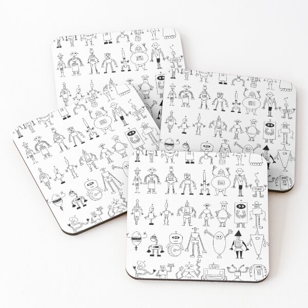 Item preview, Cartoon Robots designed and sold by Neadski.