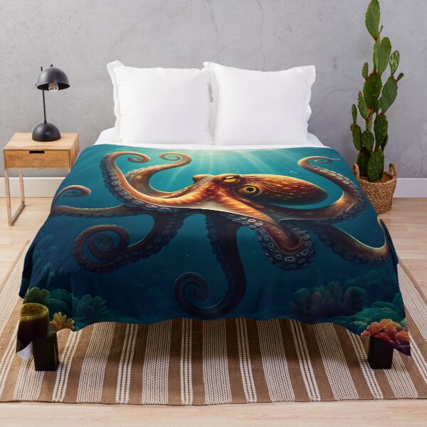 Item preview, Cosmic Octopus – Deep Sea Dreamer designed and sold by PawPrintedArt.