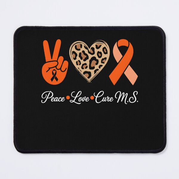 Item preview, Multiple Sclerosis Awareness Peace Love Cure MS Men Women Kids designed and sold by clothesy7.