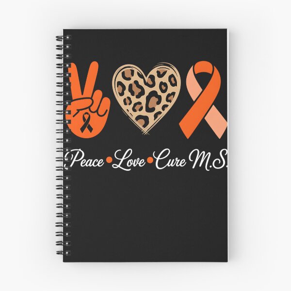 Item preview, Multiple Sclerosis Awareness Peace Love Cure MS Men Women Kids designed and sold by clothesy7.