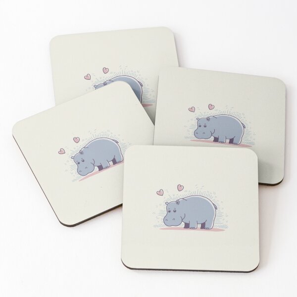 Item preview, Hippo-Sized Valentine Hug designed and sold by NeatThingLover.