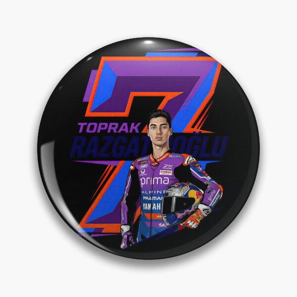 Item preview, Toprak 7 MotoGP Dynamic Racing Motorcycle Art designed and sold by enzoade.