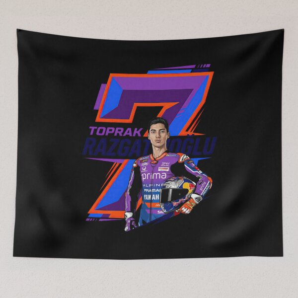 Item preview, Toprak 7 MotoGP Dynamic Racing Motorcycle Art designed and sold by enzoade.