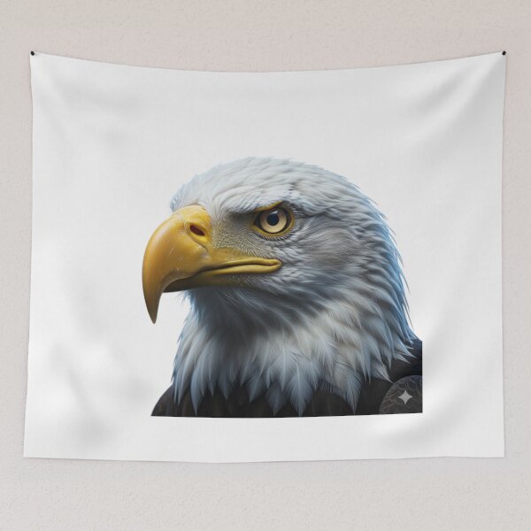 Item preview, Fierce Bald Eagle – Powerful Wildlife Art designed and sold by NeoTeeFusion.
