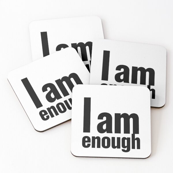 Item preview, I Am Enough – Bold Minimalist Self Love Typography designed and sold by Activity01.