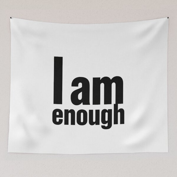 Item preview, I Am Enough – Bold Minimalist Self Love Typography designed and sold by Activity01.