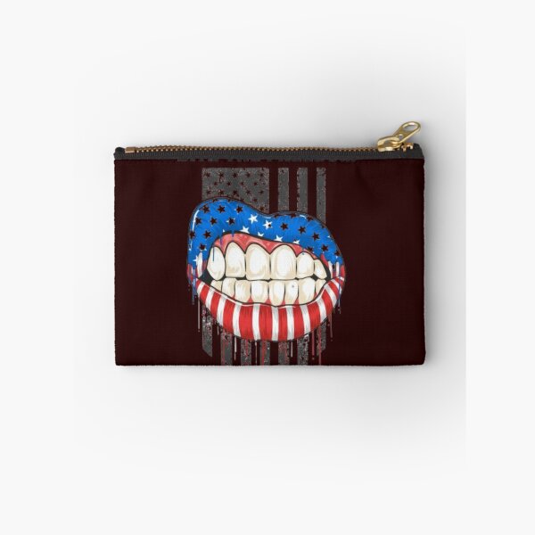 Item preview, Bite The Freedom - American Flag Mouth designed and sold by zbigniewcz.