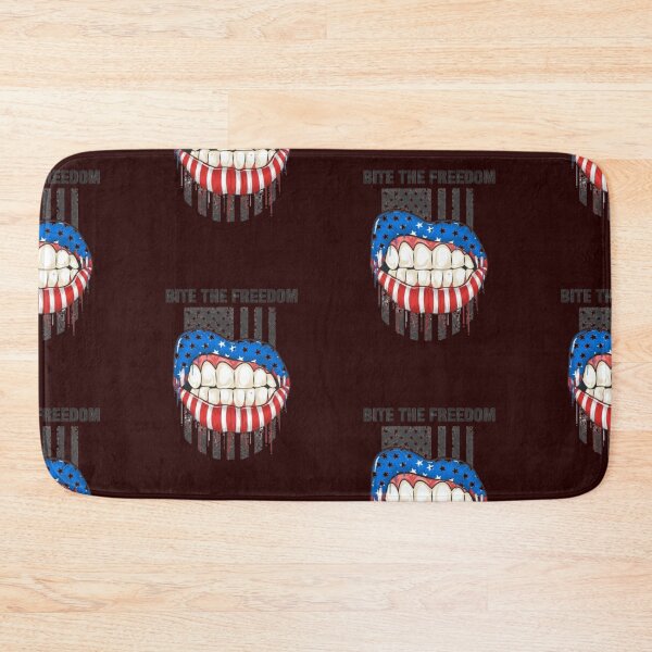 Item preview, Bite The Freedom - American Flag Mouth designed and sold by zbigniewcz.