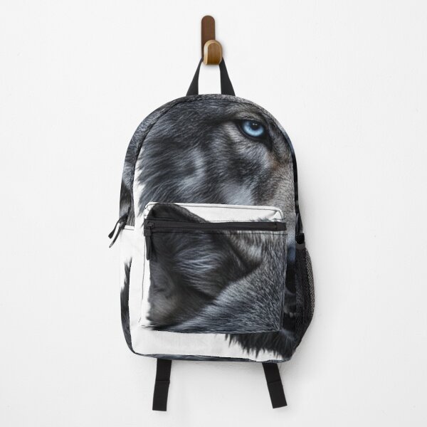 Item preview, Alpha Wolf Portrait – Powerful Wildlife Artwork designed and sold by NeoTeeFusion.