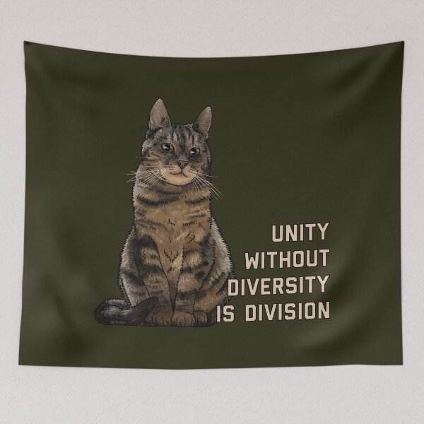 Item preview, Unity Without Diversity designed and sold by Art by Veya.