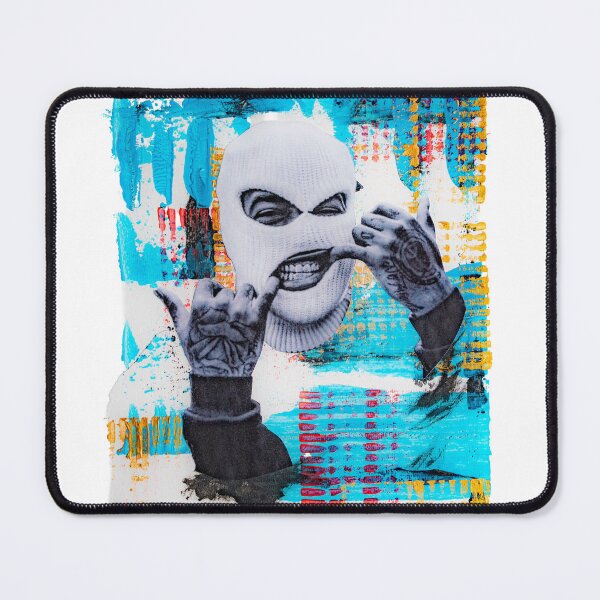 Item preview, Skimask Gangster Acrylic Collage designed and sold by Desolat23.