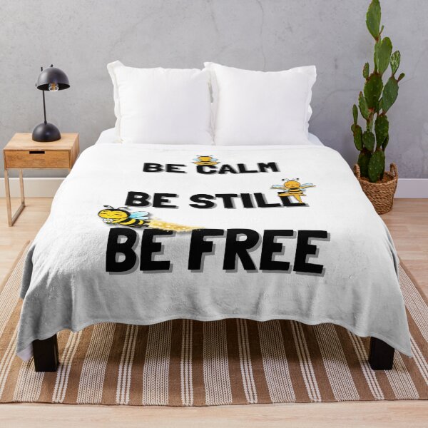 Item preview, Just Bee - Be Calm, Be Still, Be Free. designed and sold by ArtbyClarkie.