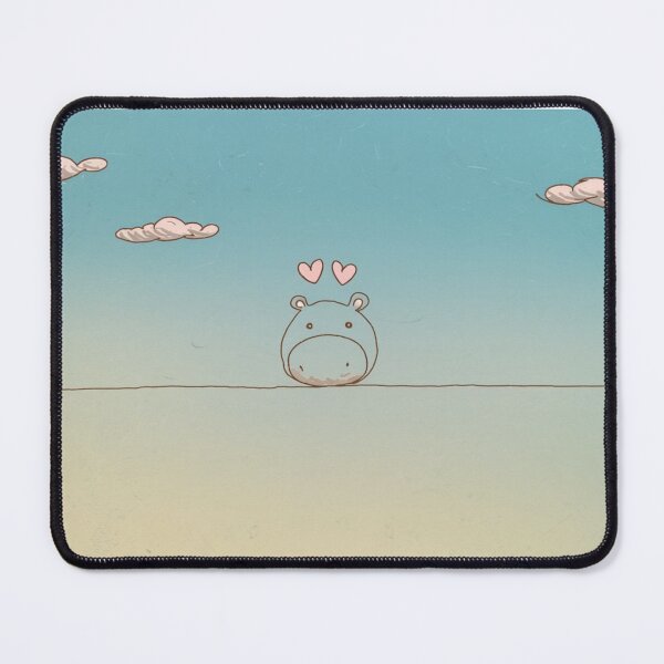 Item preview, Minimalist Hippo Heart Bubbles designed and sold by NeatThingLover.