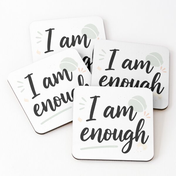 Item preview, I Am Enough – Soft Handwritten Self Love Affirmation designed and sold by Activity01.