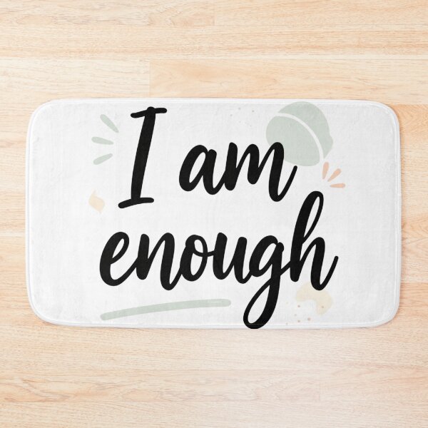 Item preview, I Am Enough – Soft Handwritten Self Love Affirmation designed and sold by Activity01.