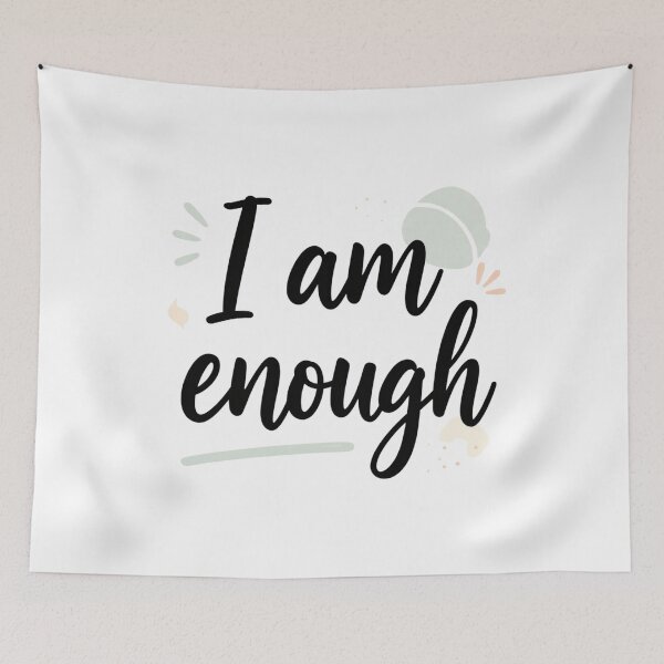 Item preview, I Am Enough – Soft Handwritten Self Love Affirmation designed and sold by Activity01.
